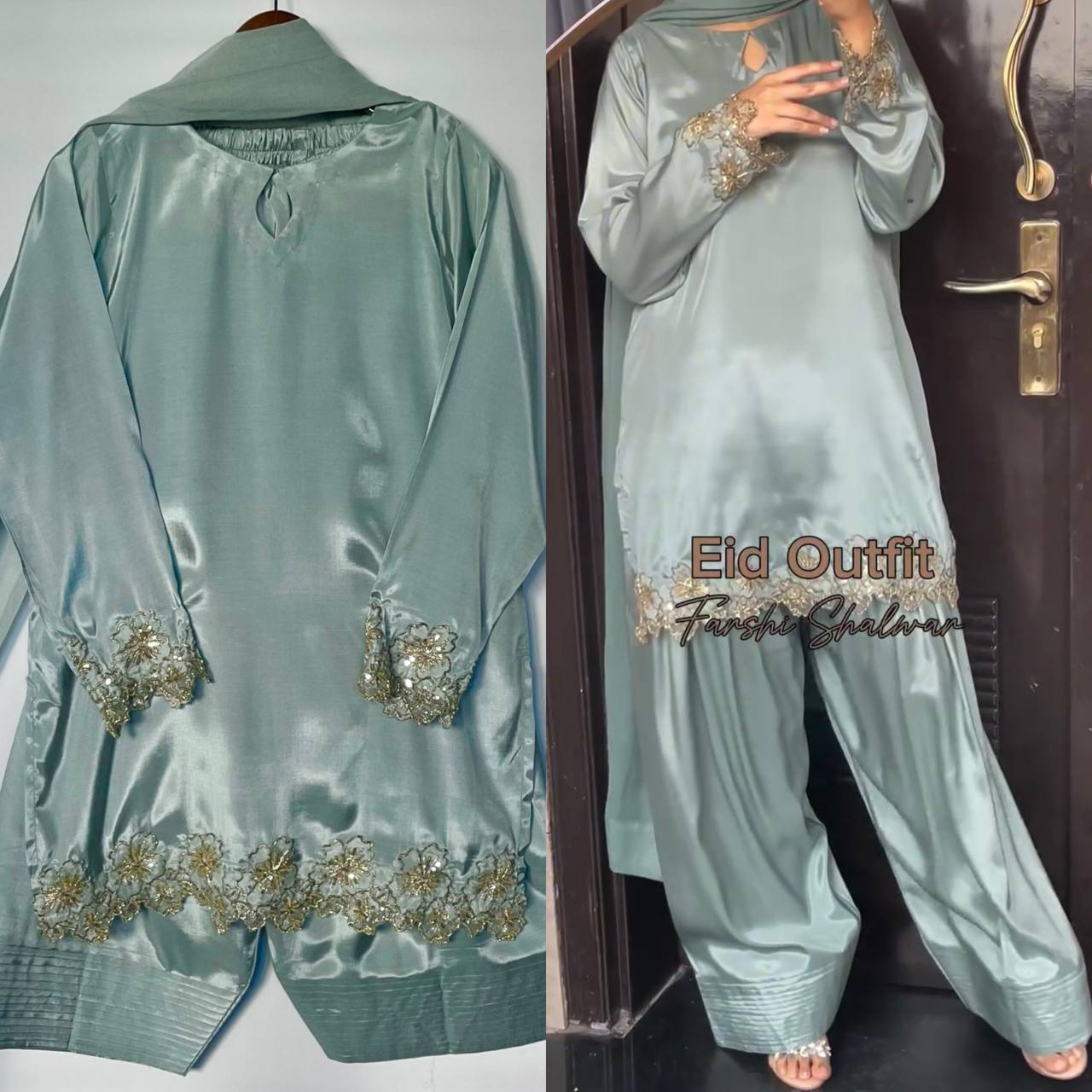 Timeless Luxury Suit Embroidered with Golden Elegance
