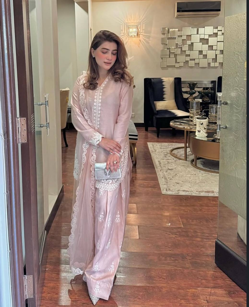 Lavish Pink Salwar Suit with Intricate Dupatta