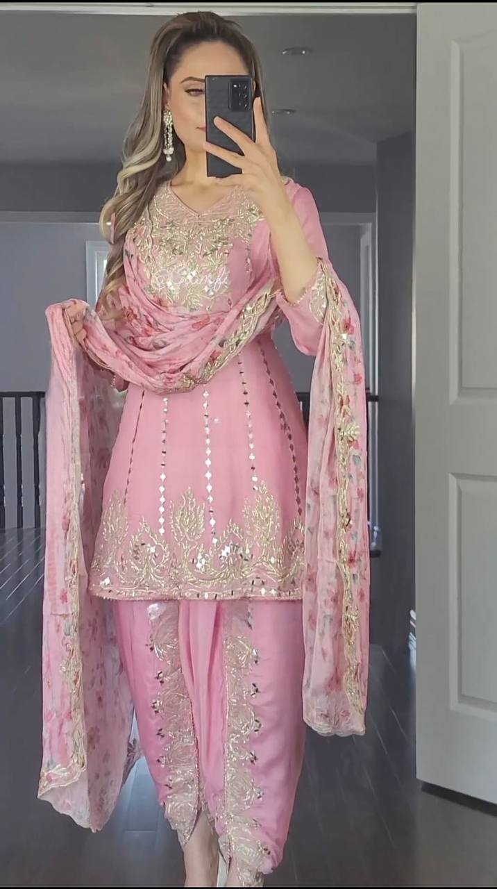 Radiant Pink Salwar Suit Capturing Moments of Graceful Beauty