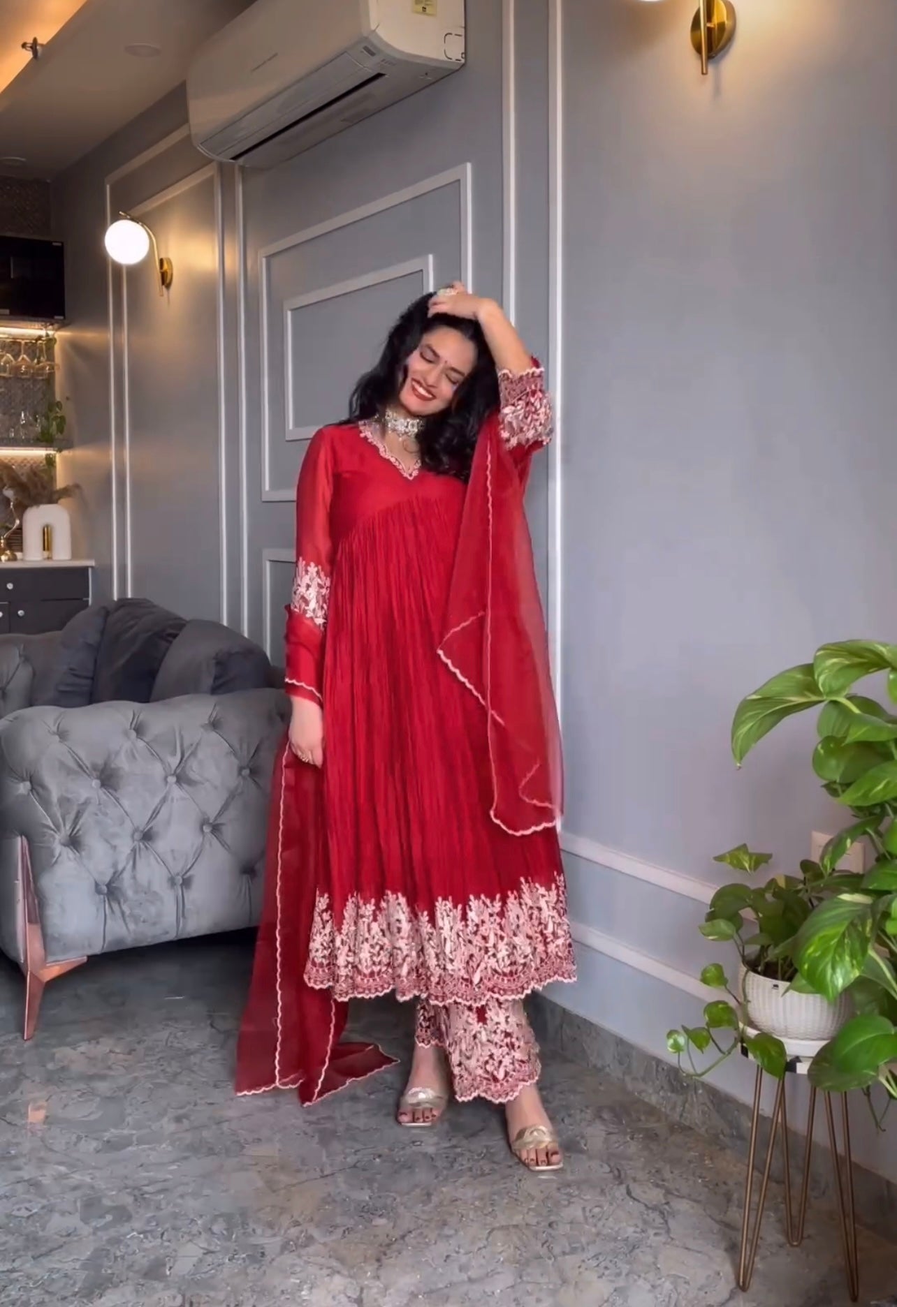 New Đěsigner Anarkali Suit In New Fancy Style (NF1205)