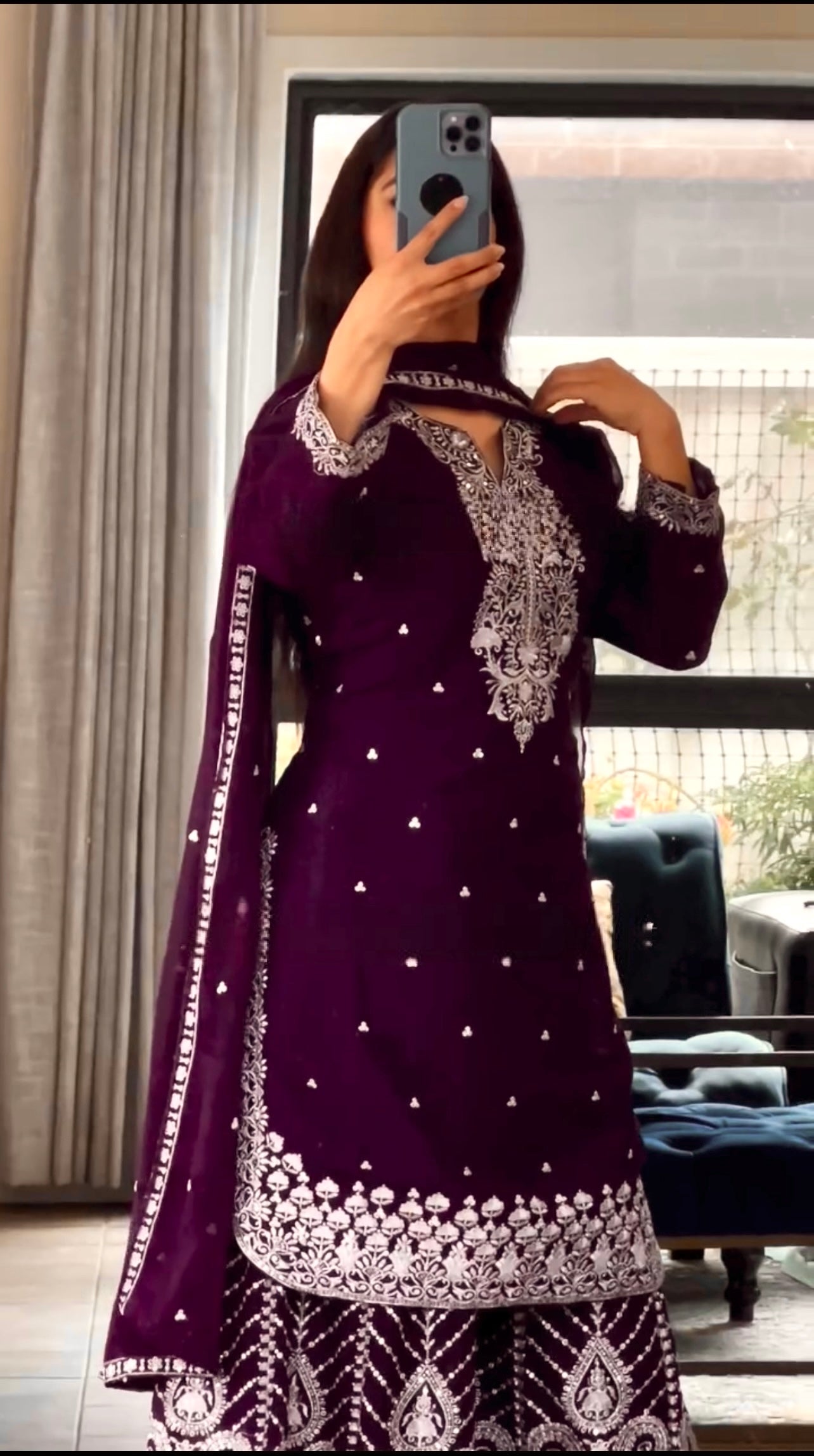 Majestic Allure The Luxe Fusion of Purple and Wine