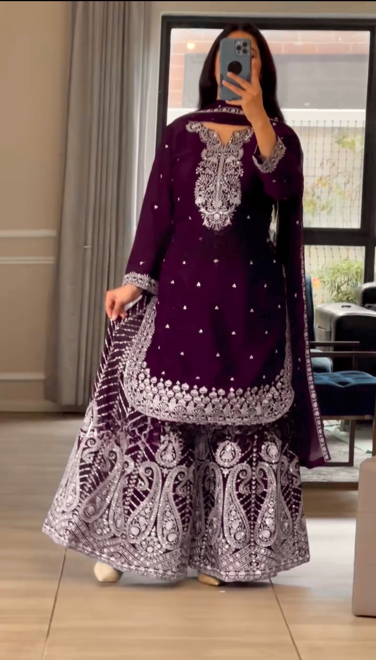 Majestic Allure The Luxe Fusion of Purple and Wine