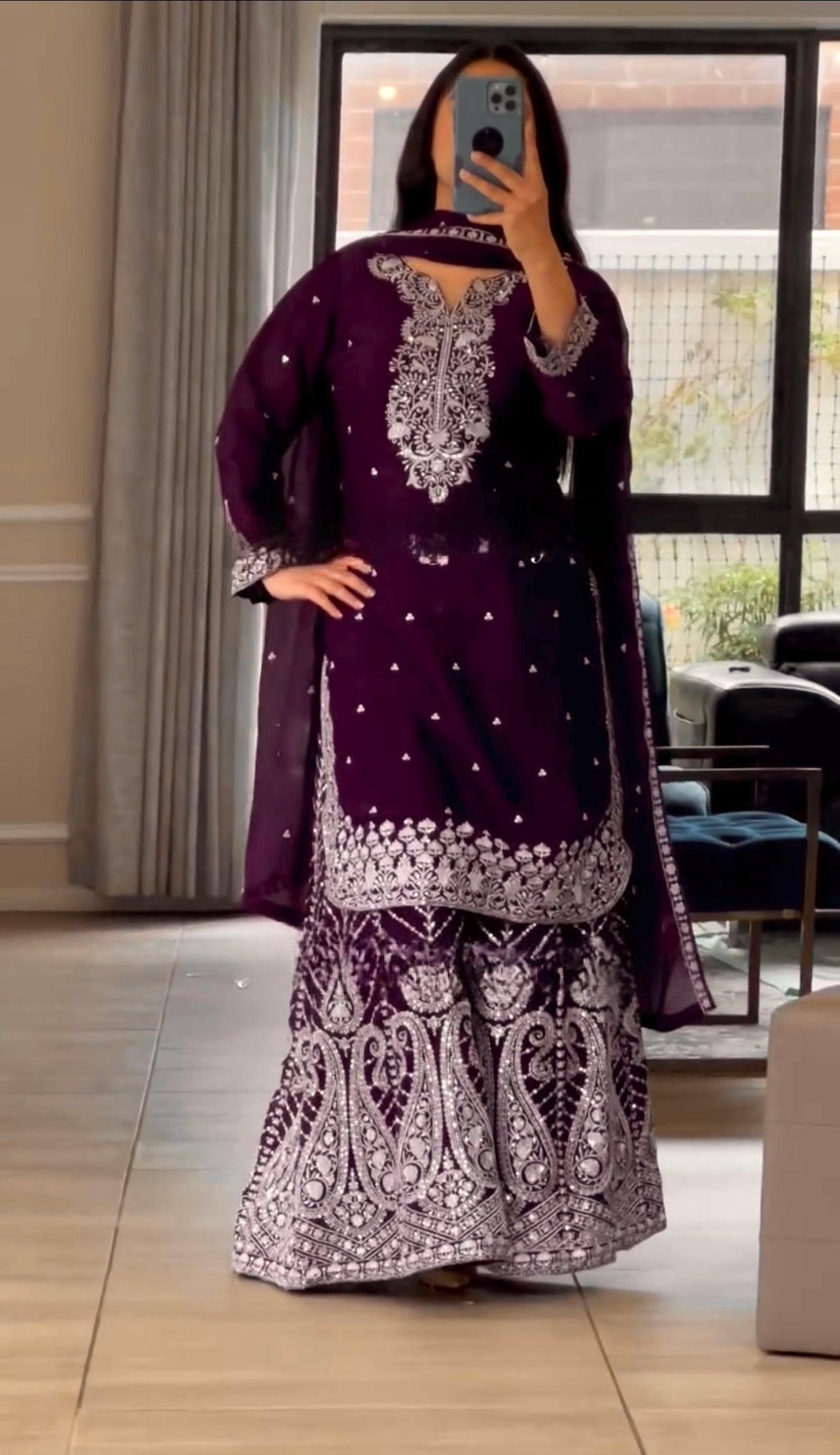 Majestic Allure The Luxe Fusion of Purple and Wine