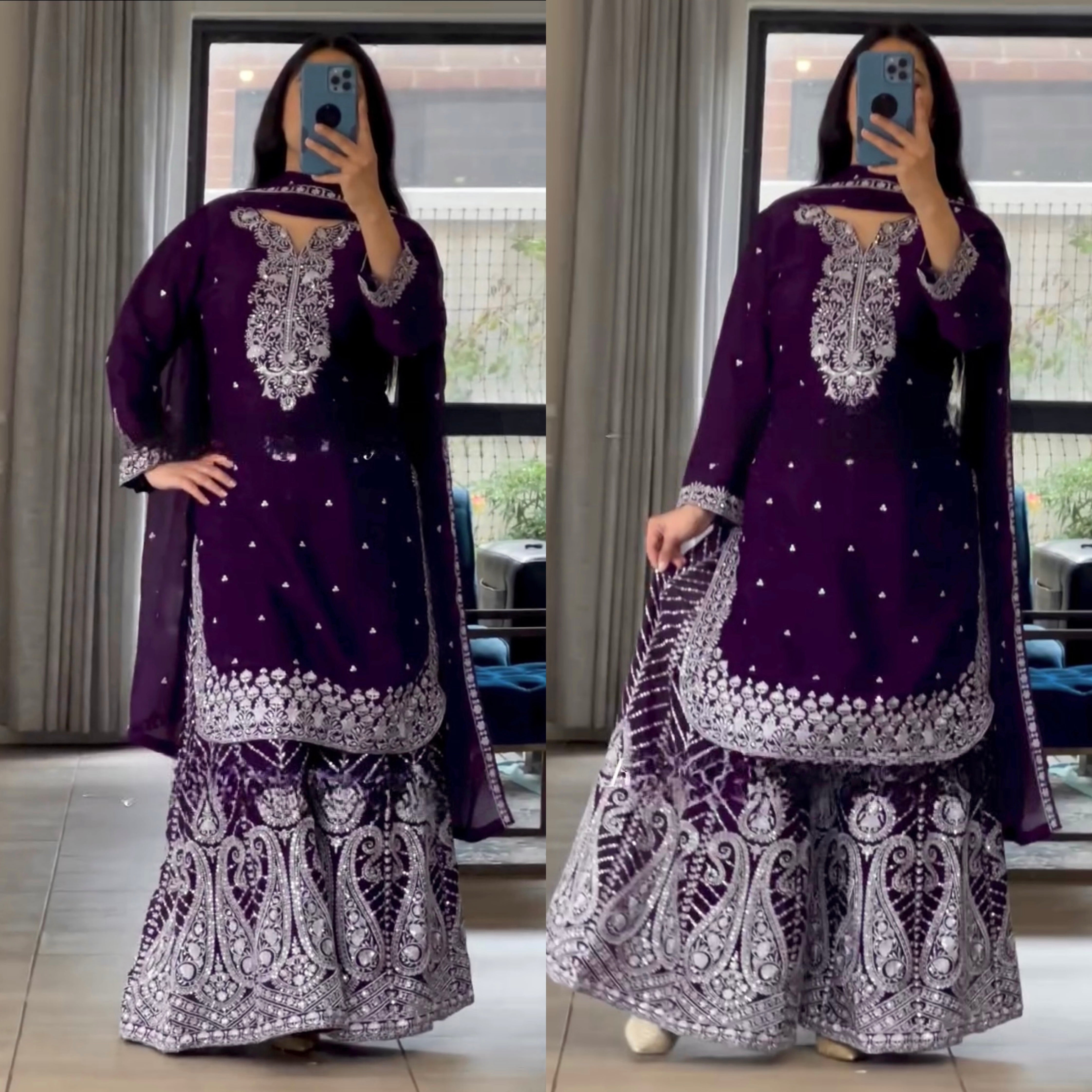 Majestic Allure The Luxe Fusion of Purple and Wine