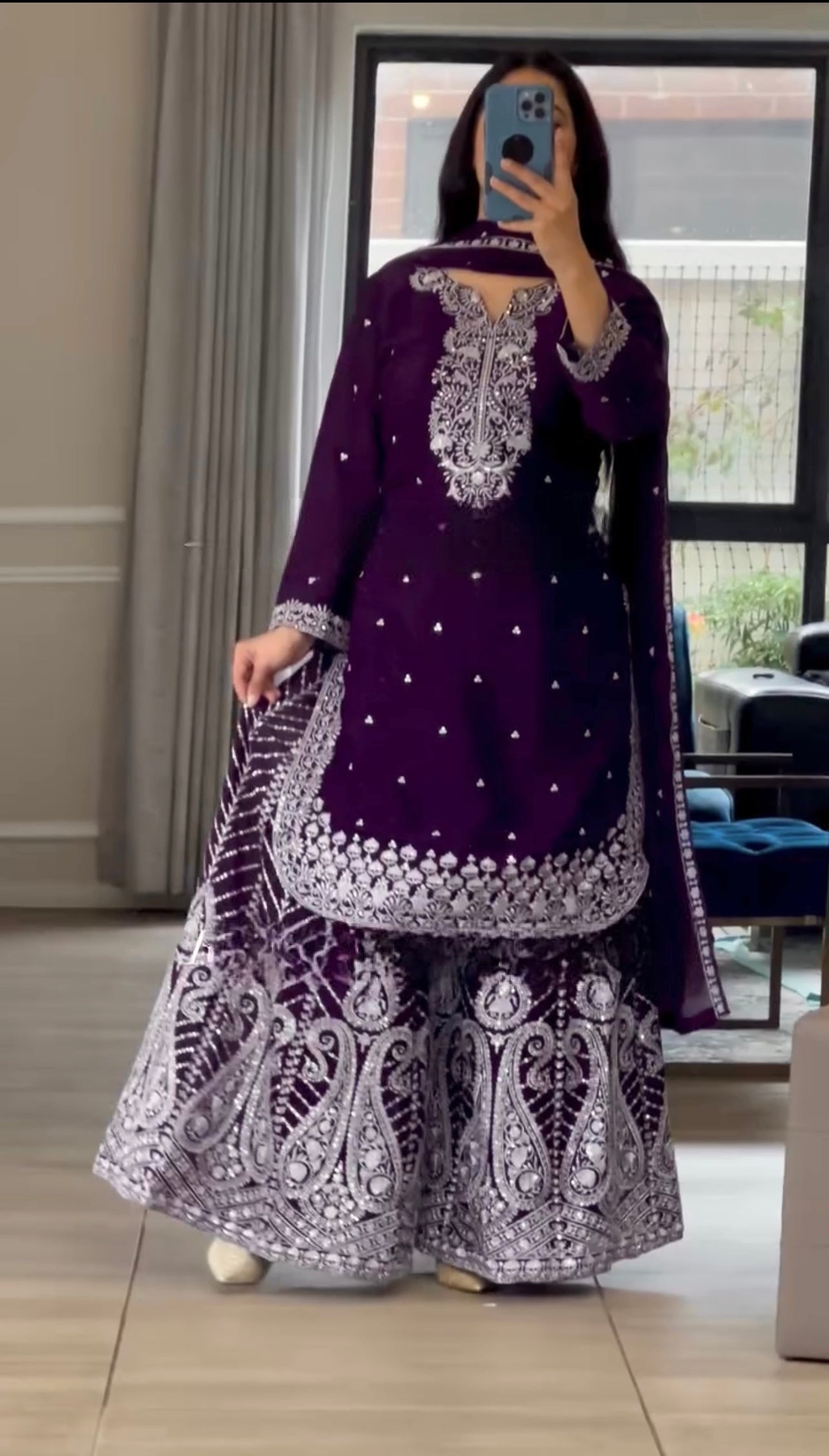 Majestic Allure The Luxe Fusion of Purple and Wine