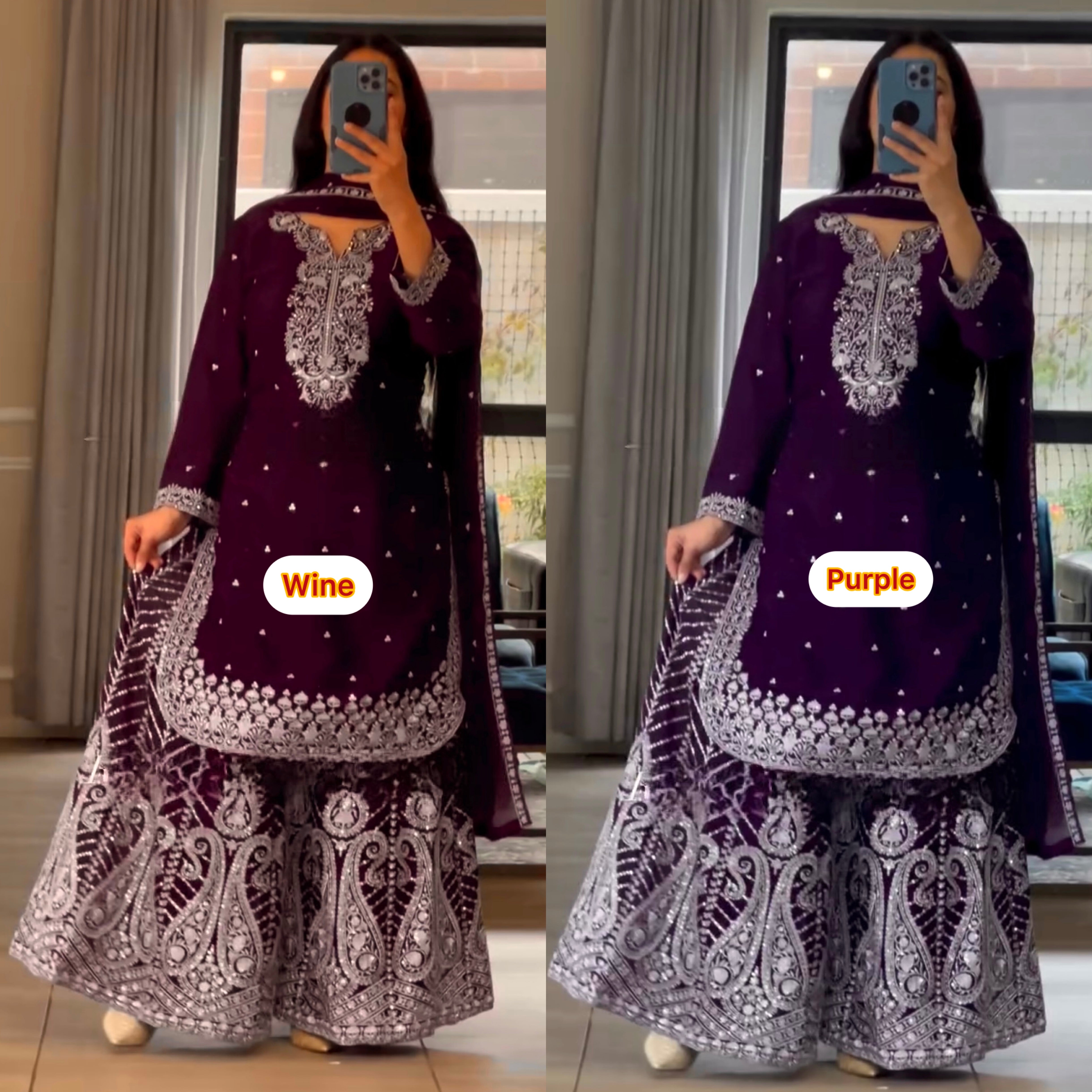 Majestic Allure The Luxe Fusion of Purple and Wine