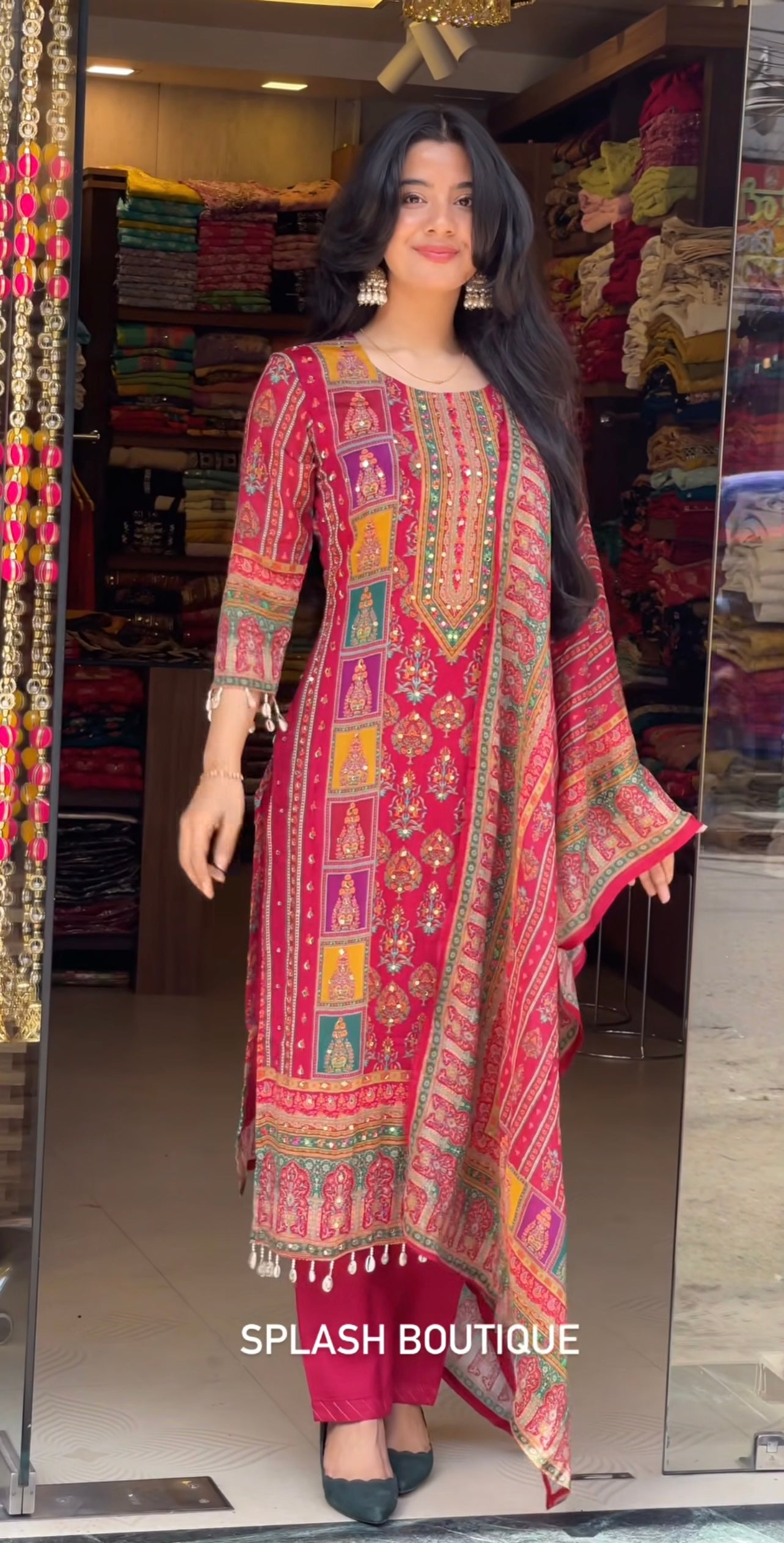 Radiant Rose Opulent Kurta Suit for Effortless