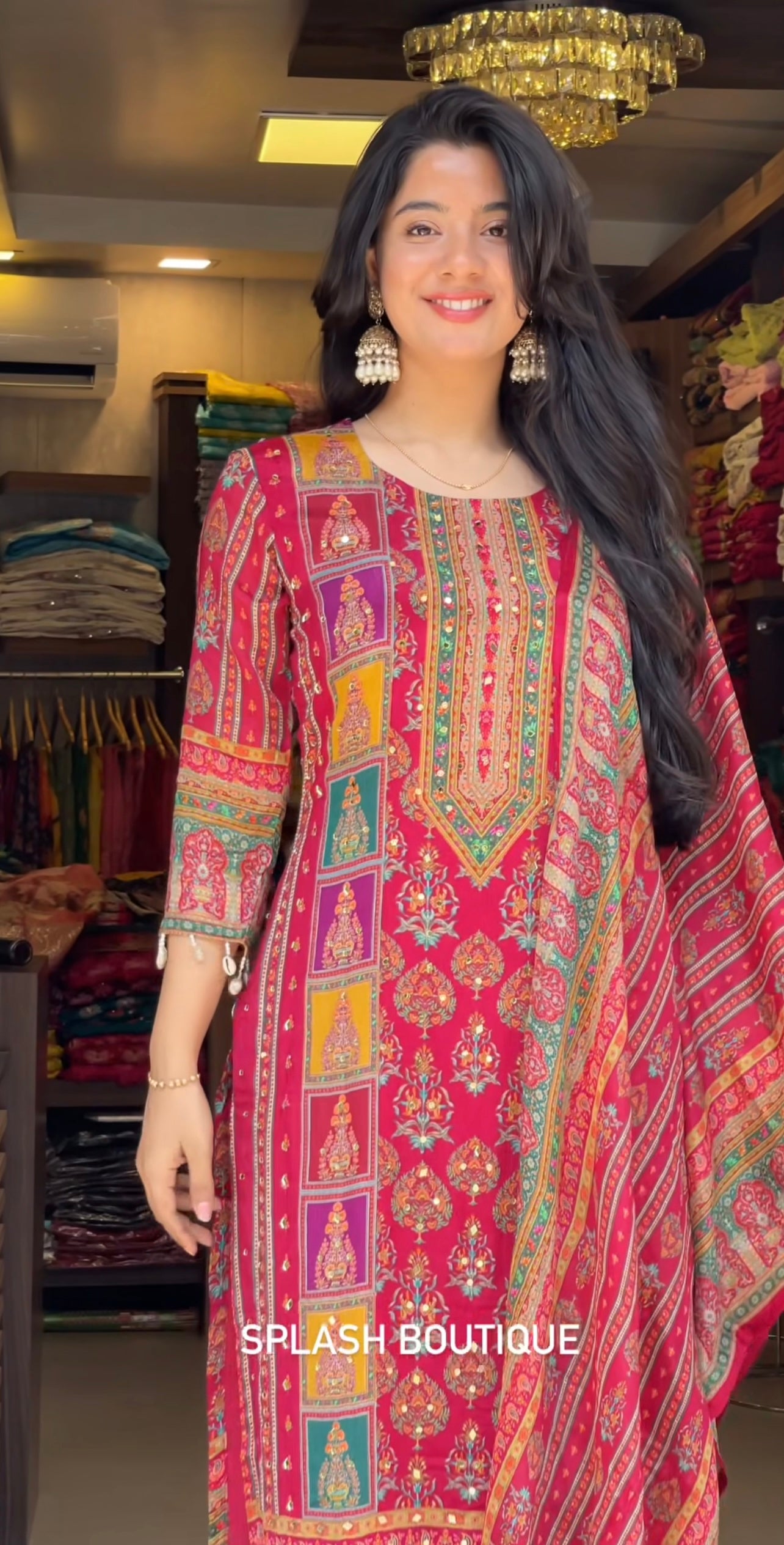 Radiant Rose Opulent Kurta Suit for Effortless