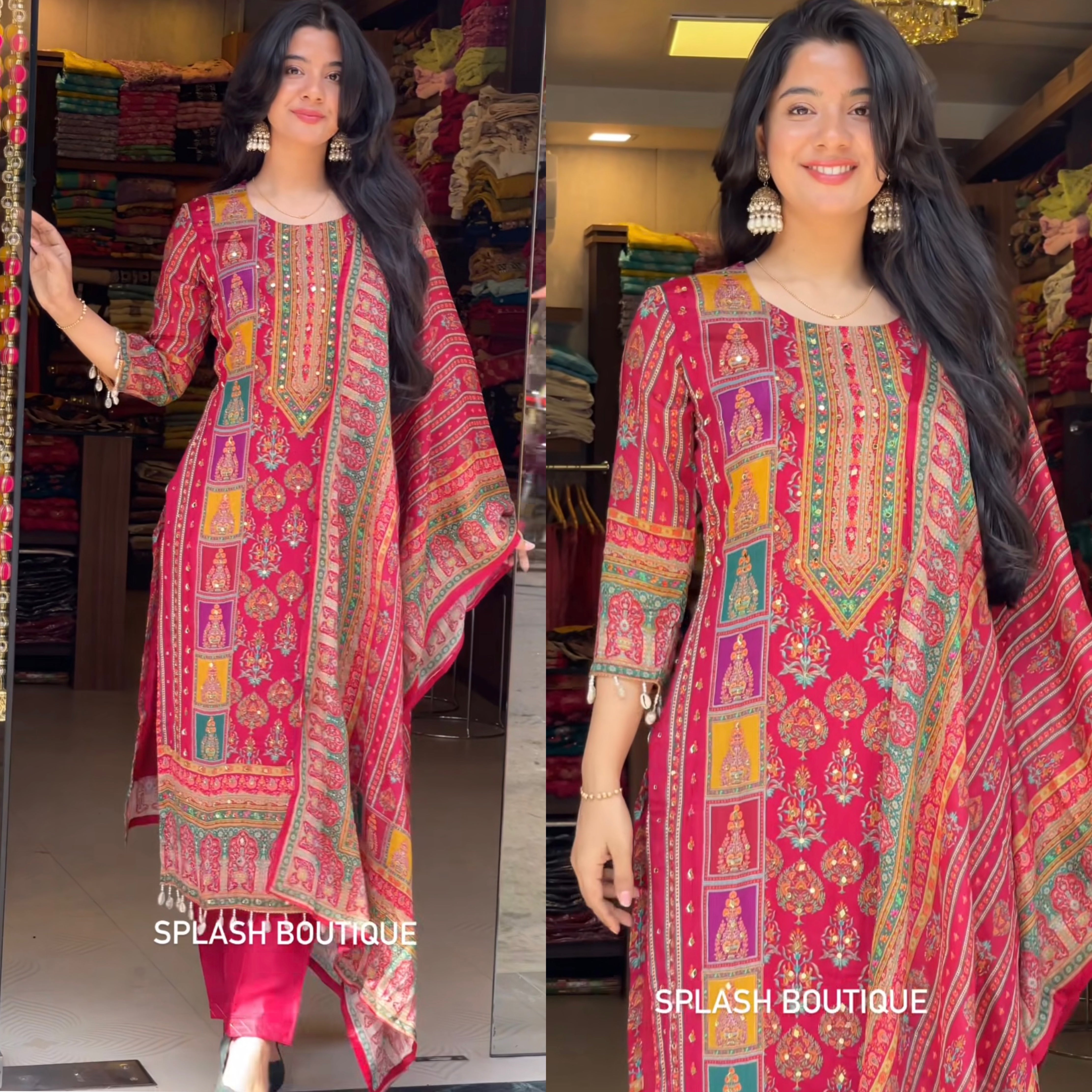 Radiant Rose Opulent Kurta Suit for Effortless