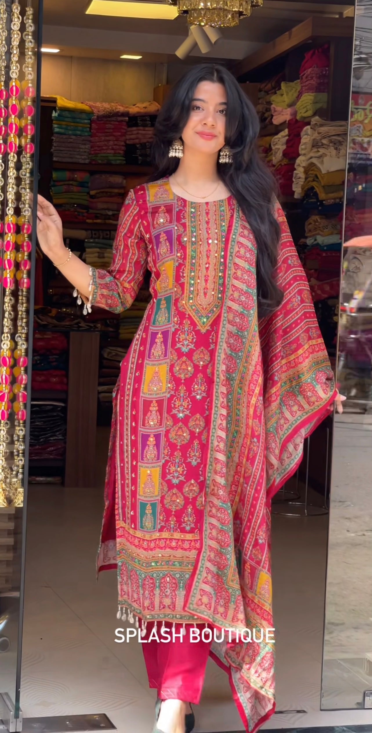 Radiant Rose Opulent Kurta Suit for Effortless
