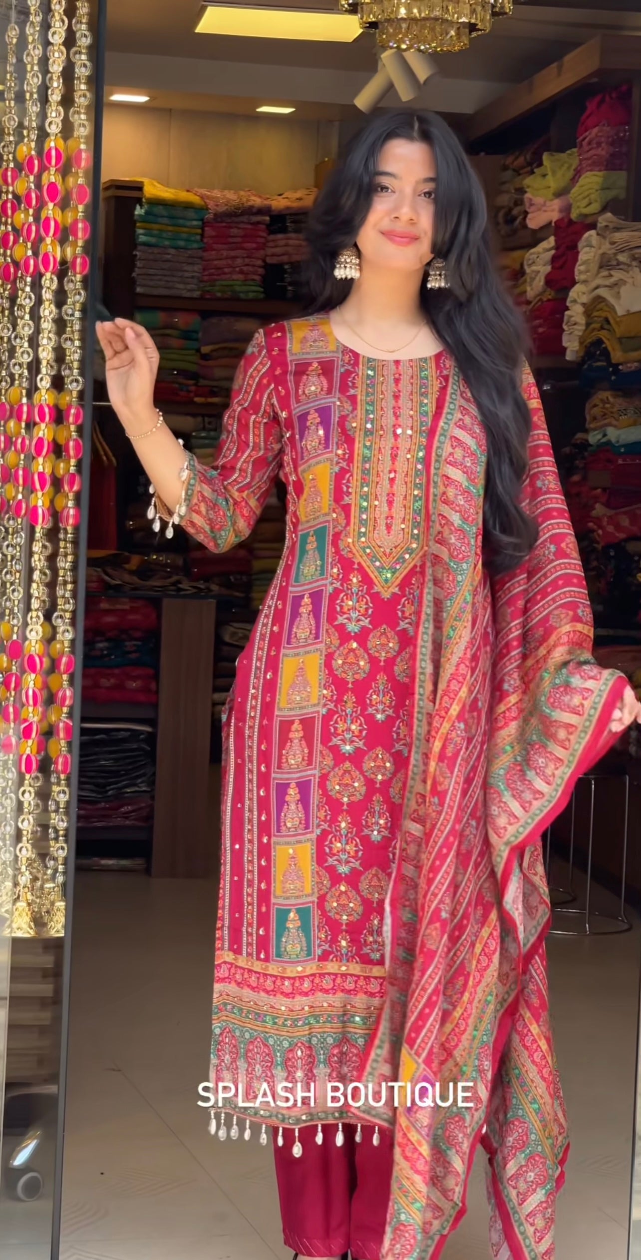 Radiant Rose Opulent Kurta Suit for Effortless