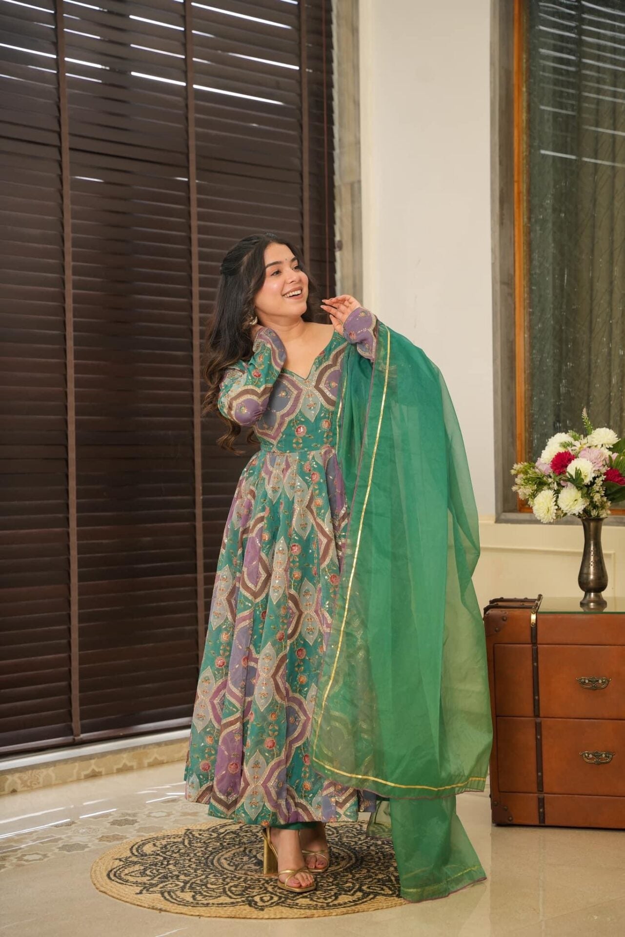 Grace in Motion: The Timeless Anarkali Look