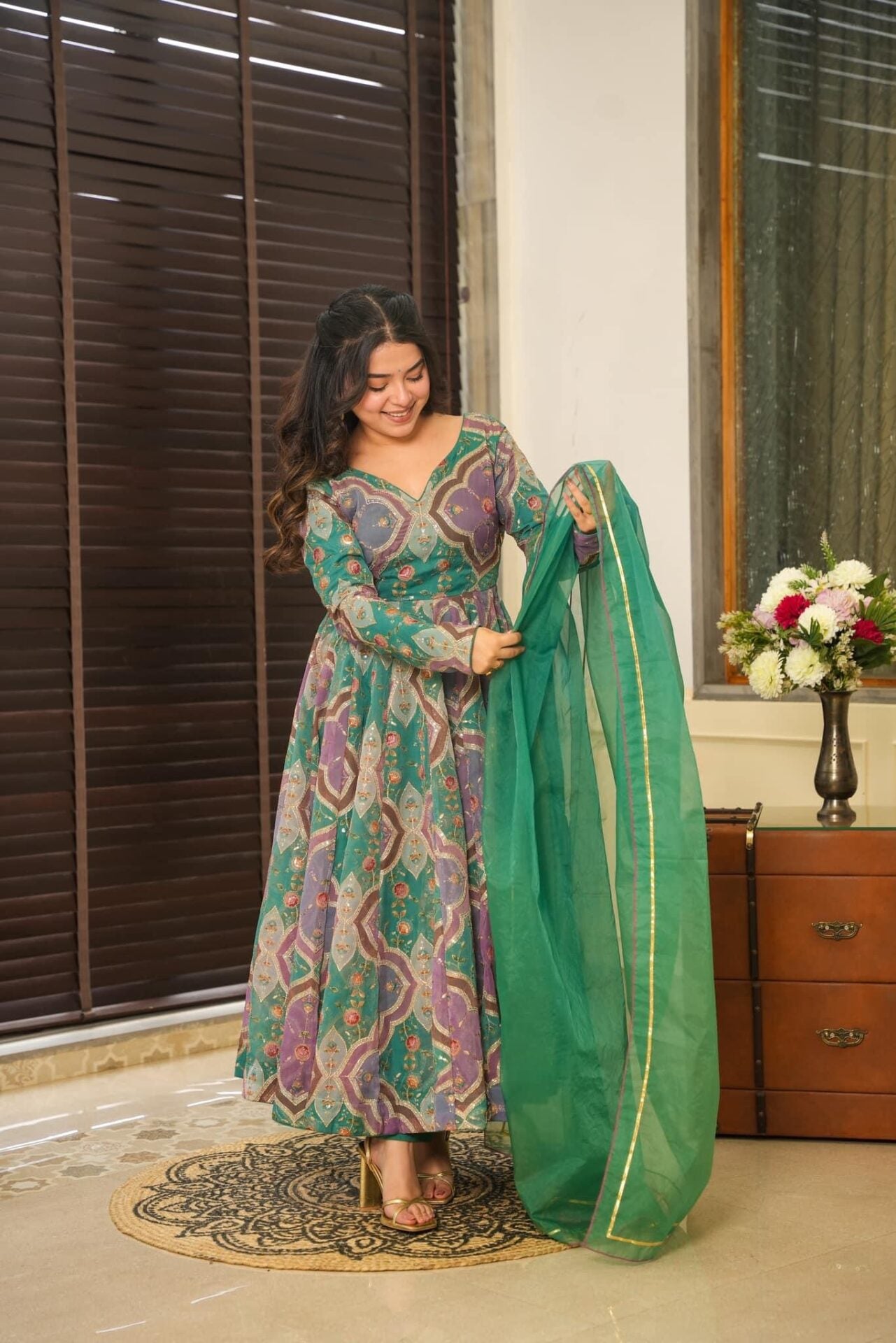 Grace in Motion: The Timeless Anarkali Look