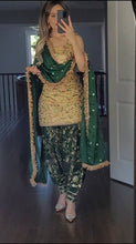 Load image into Gallery viewer, Launching New Designer Party Wear Look Top ,Dhoti Salwar and Dupatta 373
