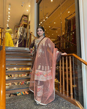 Load image into Gallery viewer, Launching New Designer Party Wear Look Top , Pant and Dupatta 1168
