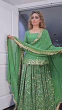 Load image into Gallery viewer, New Đěsigner Lehenga -Top In New Fancy Style [ Green -1174 ]
