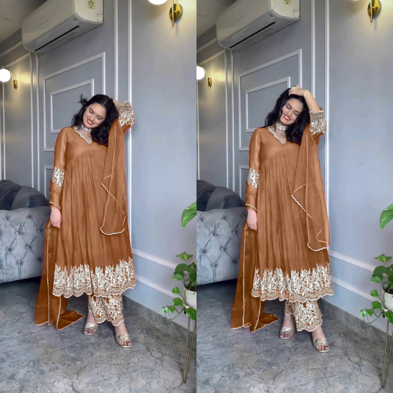 Layers of Style: Anarkali Meets Aliya Cut Magic